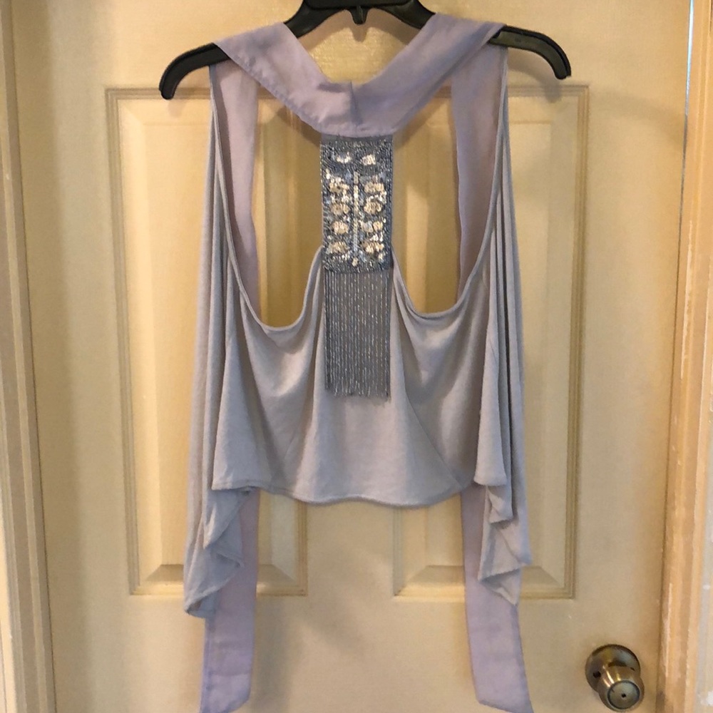 Silence + Noise beaded top